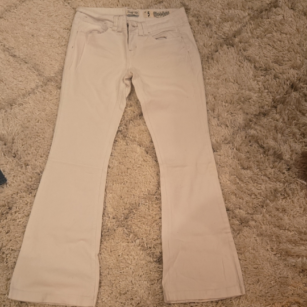 Indigo Rein White High-Rise Jeans